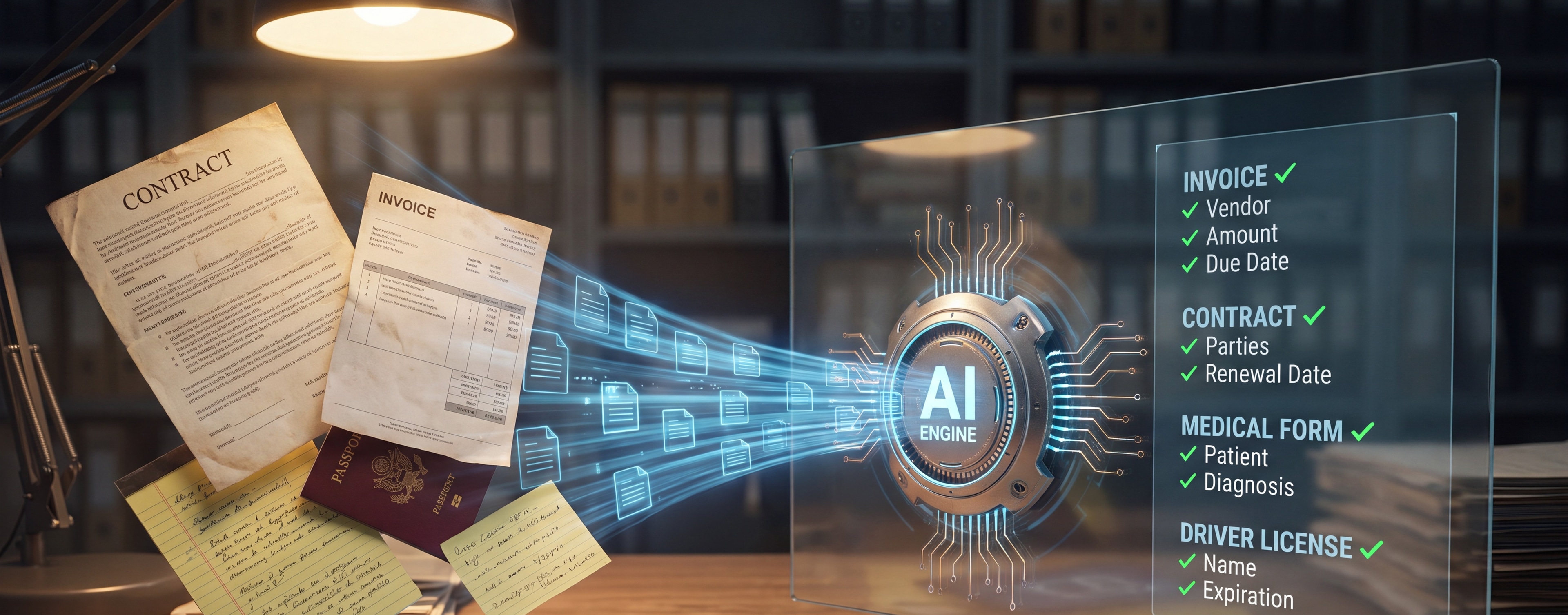 AI-powered document intelligence processing system