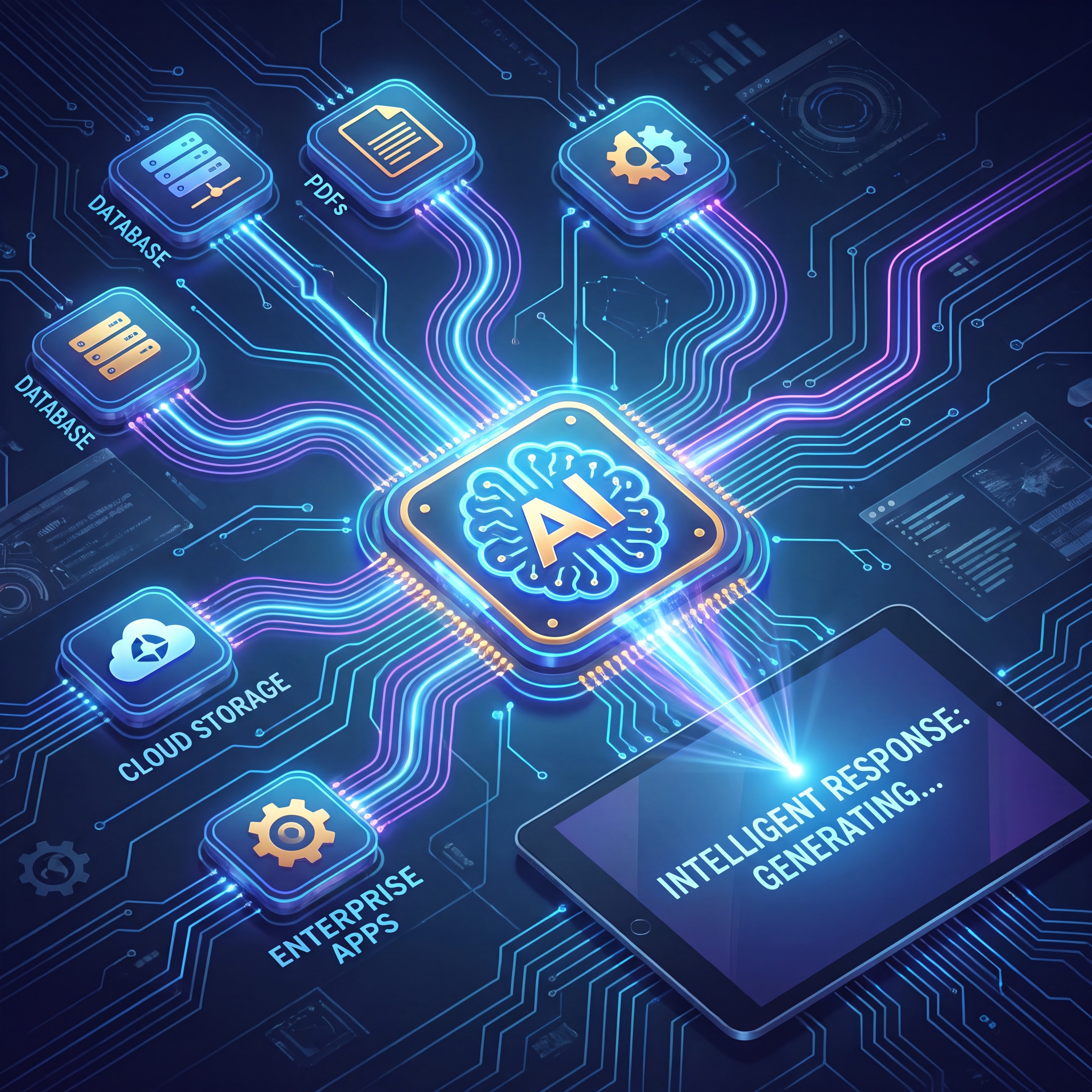 Enterprise knowledge agents connecting information across organizational systems